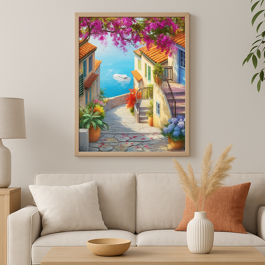 Kit complet - Peinture à numéro - Port du Sud