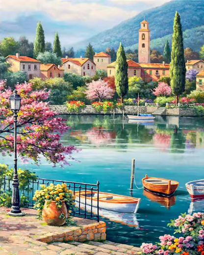 Kit complet - Peinture à numéro - Dans mon sud