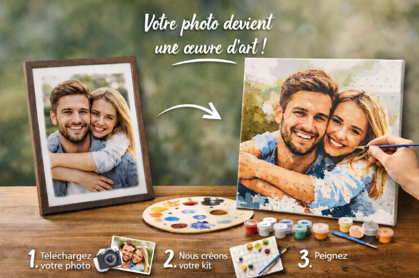 TA photo préférée devient une œuvre d’art 🎨